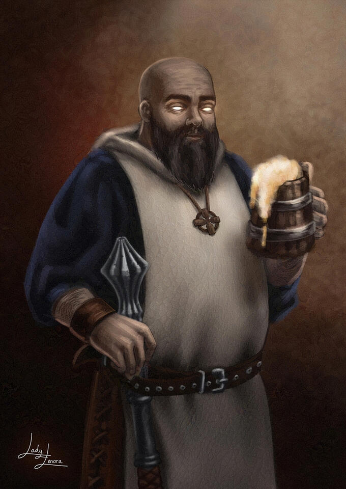 Aasimar cleric Garnili | D&amp;D